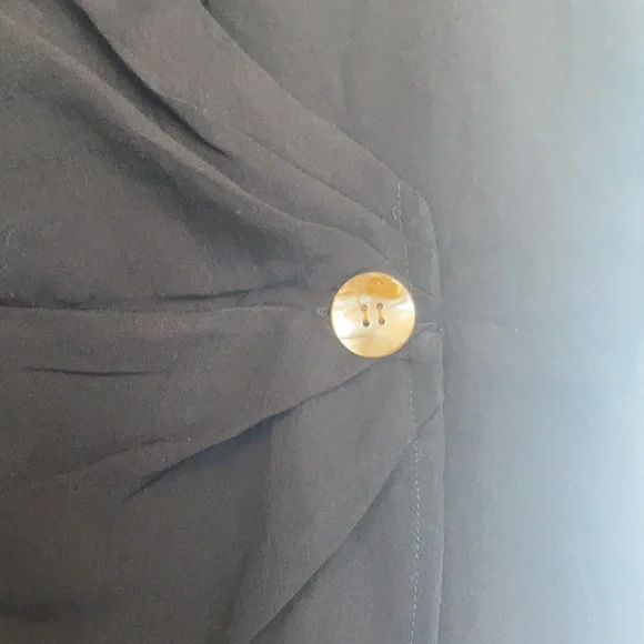 SALE ✨ Atmos&Here Iconic Brand Black midi wrap around button dress size 24 NWT - Picture 3 of 9